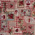 Gobeläng tyg - Strawberry Jam Check