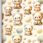 Cute Bears - Trikåtyg