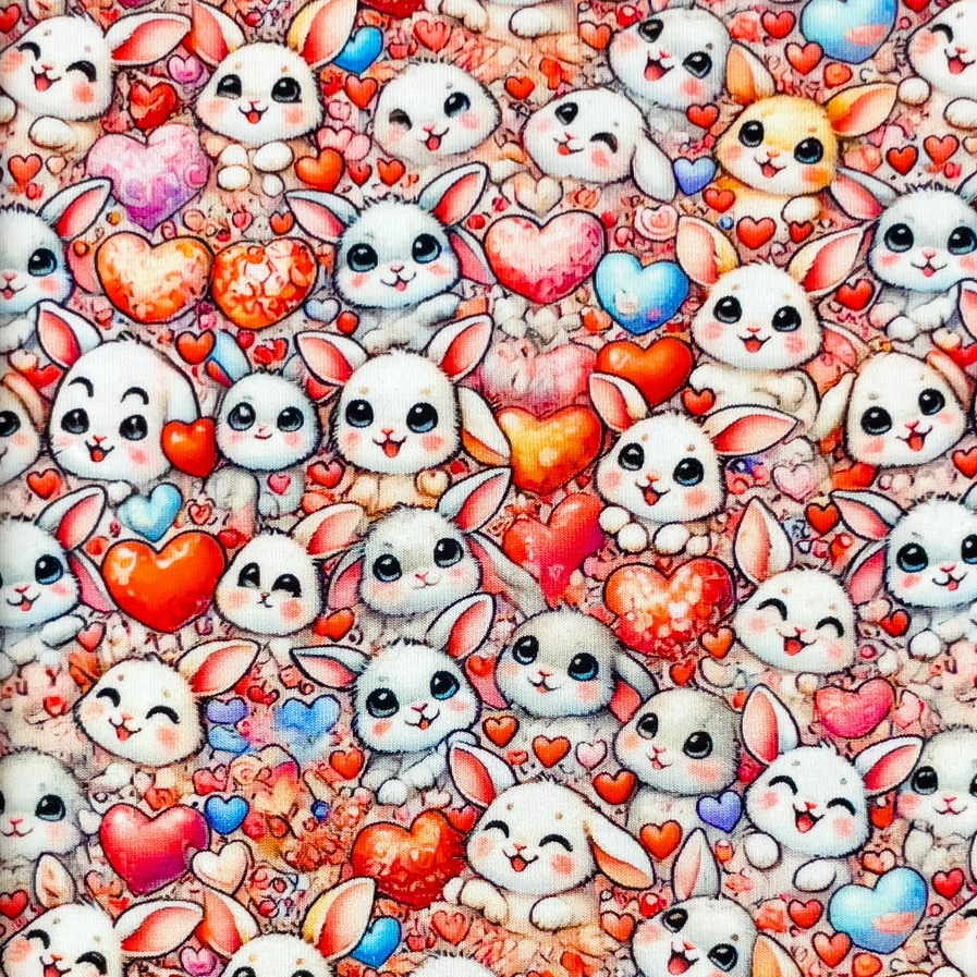 Love Bunnies - Trikåtyg