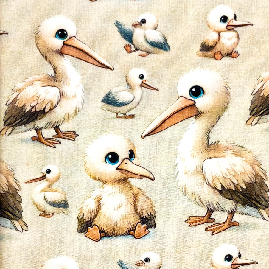 Cute Birdei - Trikåtyg