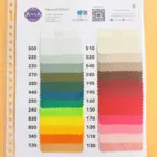 Färgkarta - Bomull DeLux