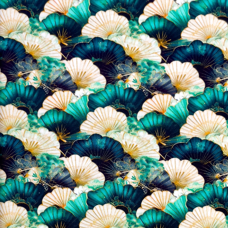 Kimono Blue - Trikåtyg