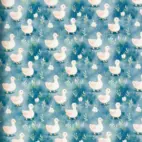 Duckies Blue - Trikåtyg