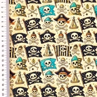 Bad To The Bones - Trikåtyg