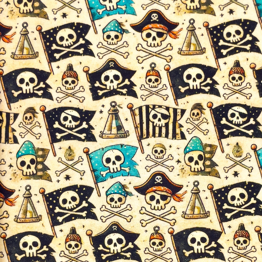 Bad To The Bones - Trikåtyg