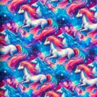 Magic Unicorn- bomullspoplin