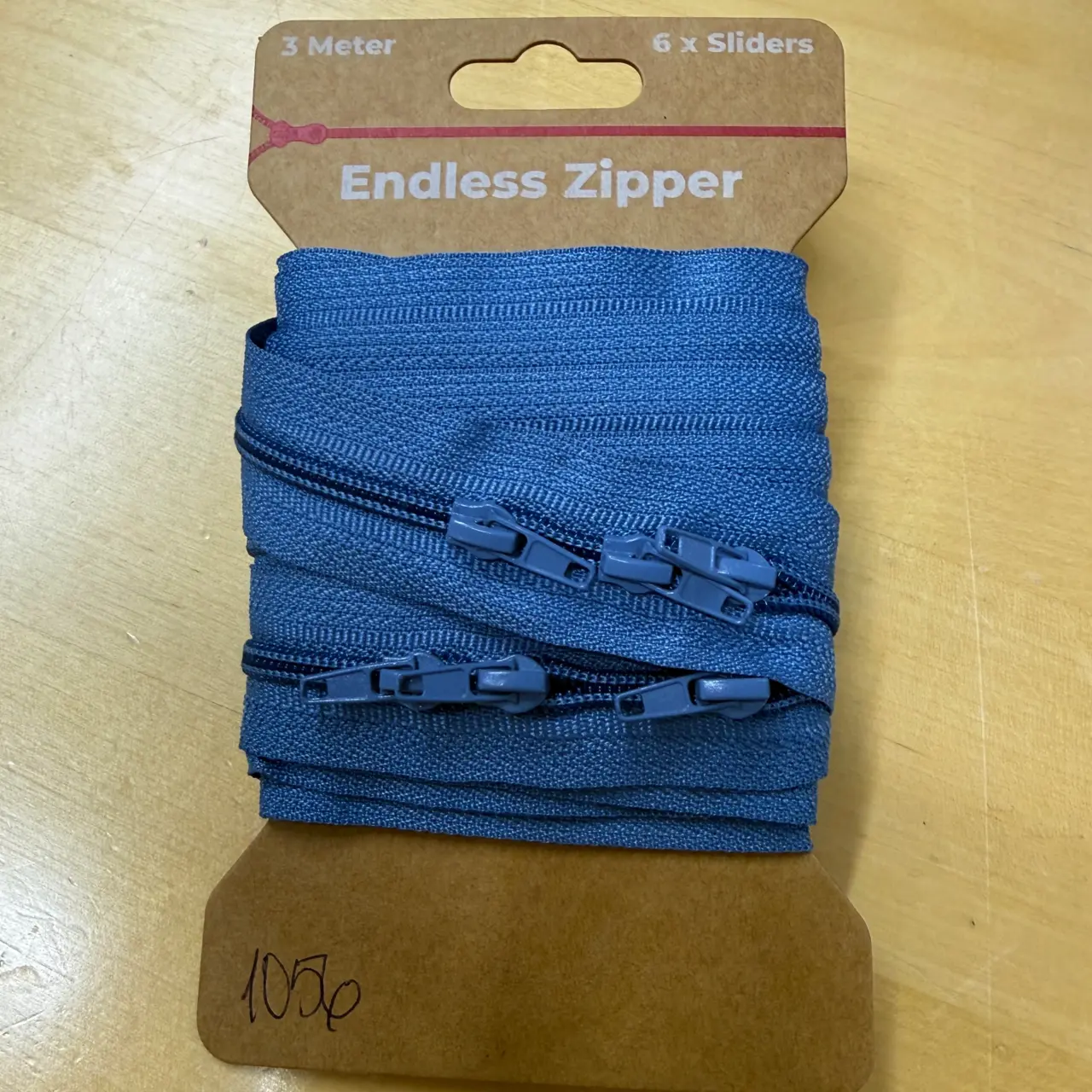 3 meter Dragkedja - Jeans