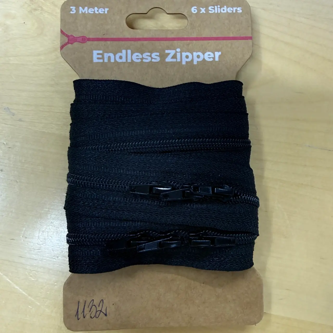 3 meter Dragkedja - svart