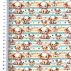 Sweet Elephant - bomullspoplin