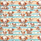 Sweet Elephant - bomullspoplin