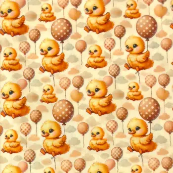 Chicken Ballons - bomullspoplin