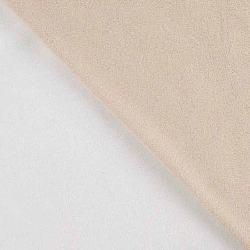 Dubbelsidig micro fleece - Sand