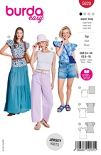 Burda - 5629. Topp 34 44