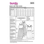 Burda Style 5635 – Women's dress (36-48)