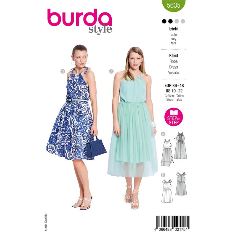 Burda Style 5635 – Women's dress (36-48)