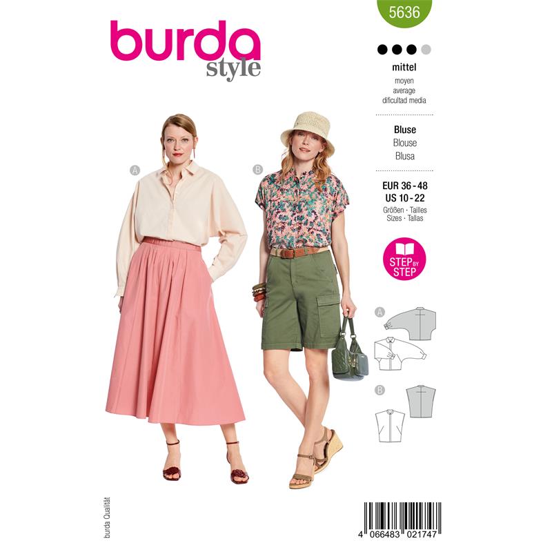Burda. 5636 - Blus dam (36-48)