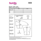 Burda. 5636 - Blus dam (36-48)