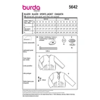 Burda. 5642 - Blazer dam (36-48)