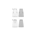 Burda. 5643 - Kjol dam (36-48)