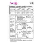 Burda. 5645 - Top och shorts dam (36-48)