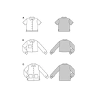 Burda. 5646 - Skjortblus dam (34-44)