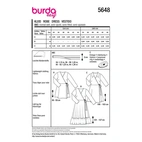 Burda. 5648 - Omlottklänning dam (34-44)
