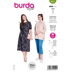 Burda. 5651 - Klänning och hoodie plusstorlekar (46-60)