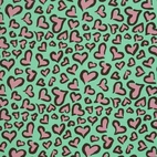 French terry | Hearts by Christiane Zielinski - Mint