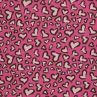 French terry | Hearts by Christiane Zielinski - Pink