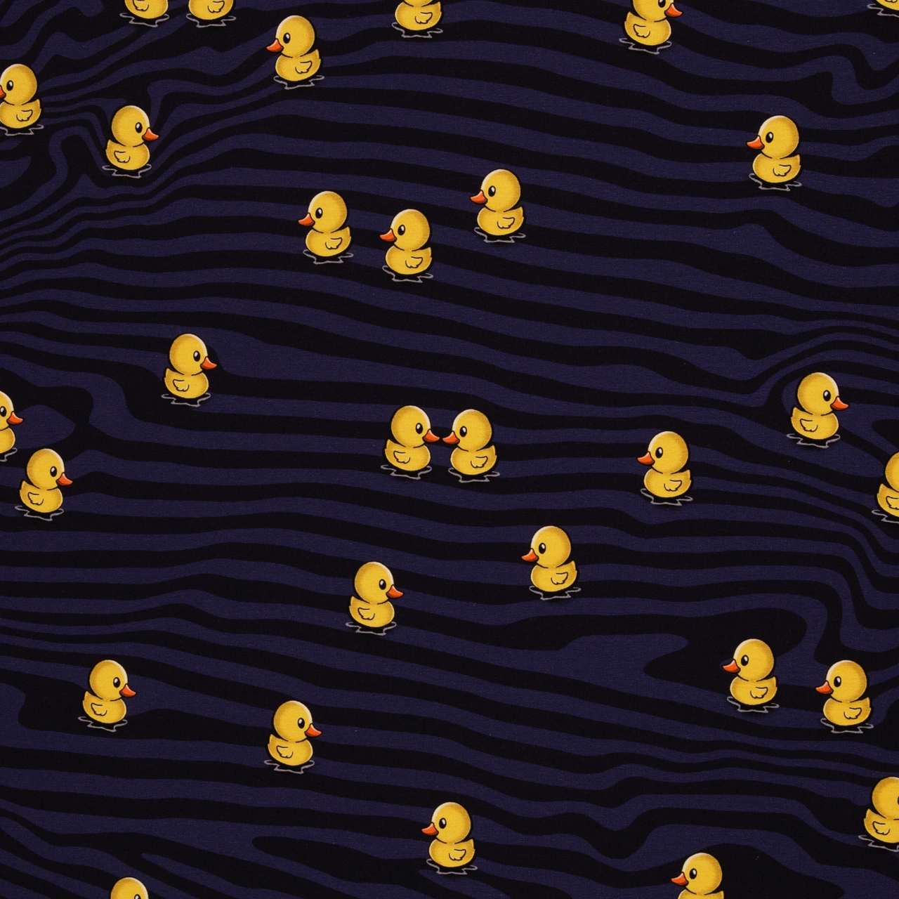 French terry | What the Duck by Thorsten Berger, ducks