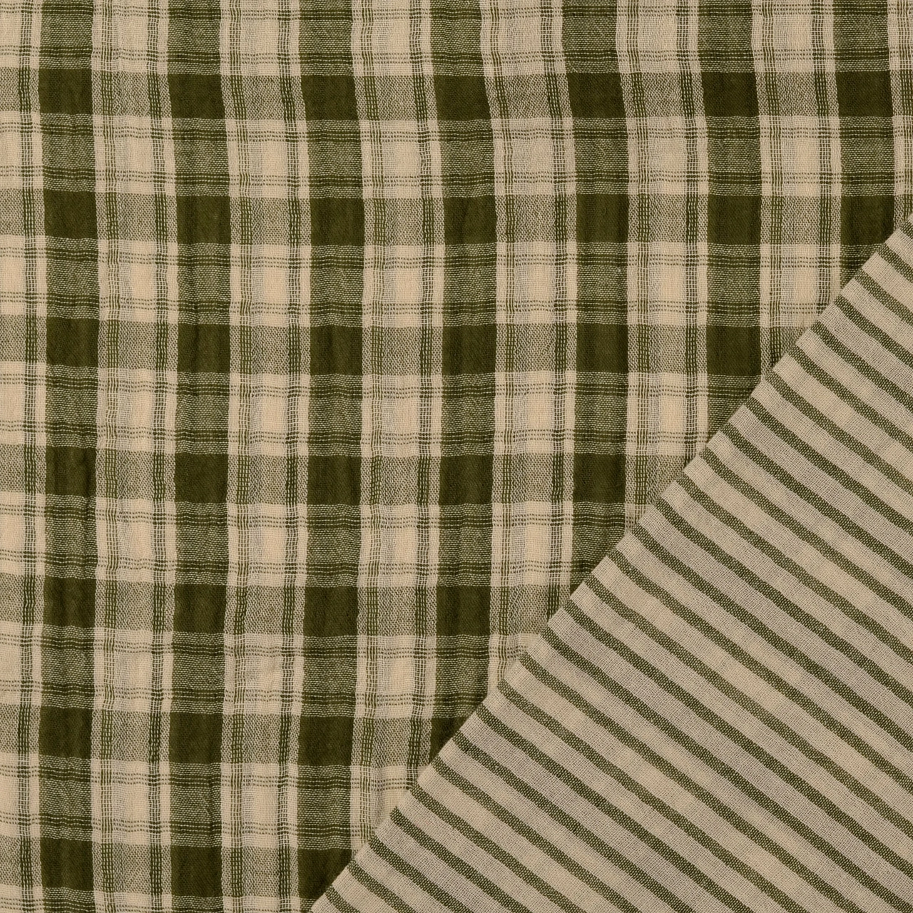 Muslin - Ruta/Rand grön
