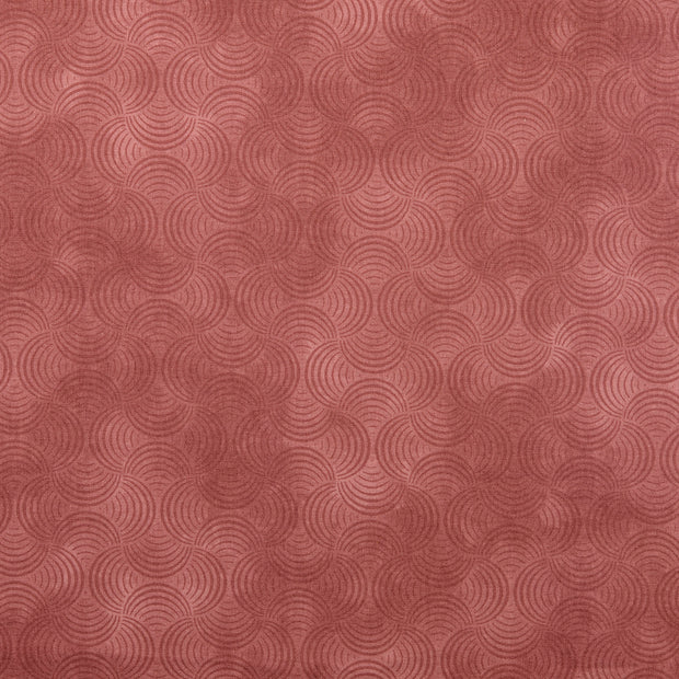 Bomullstyg ,Vävt - Mira | Waves, Dusty coral