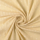 voile - Hearts, pale yellow