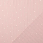 Voile - Hjärtan, blek rosa