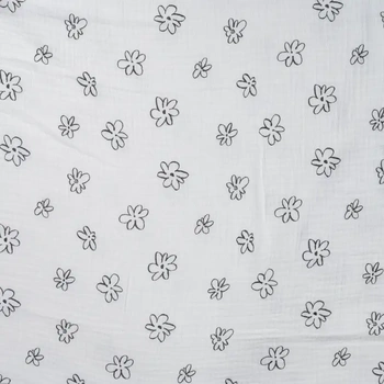 Muslin tyg - Blomma