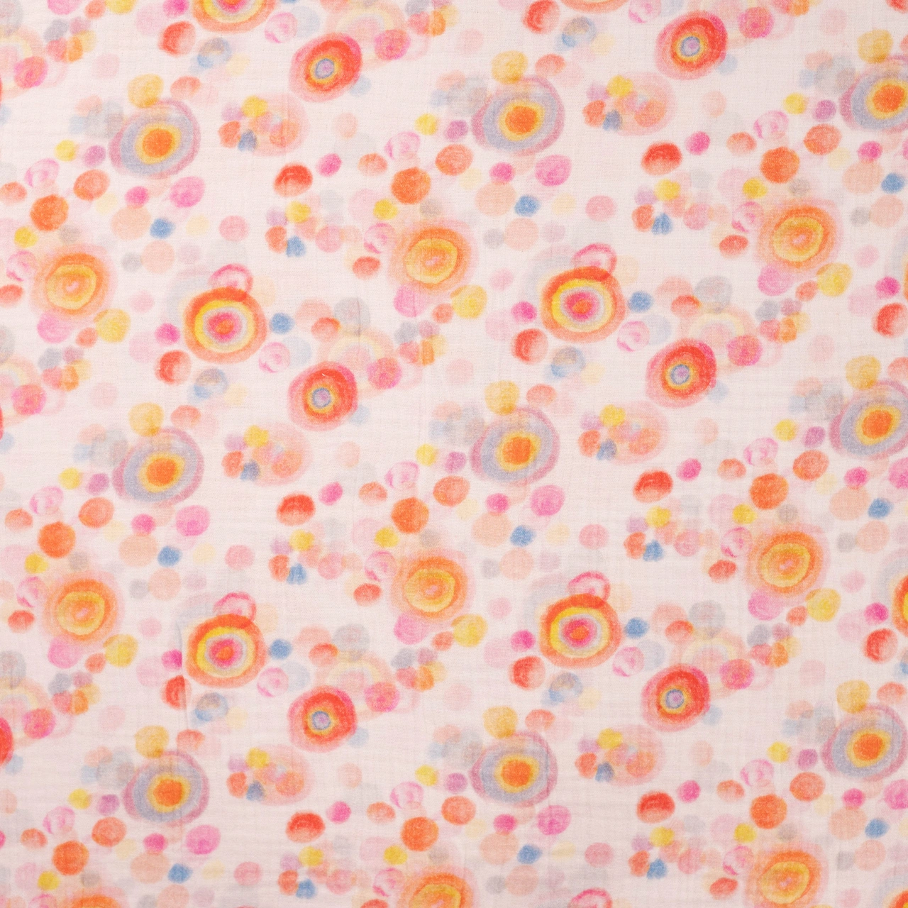 Muslin tyg - Dina, orange
