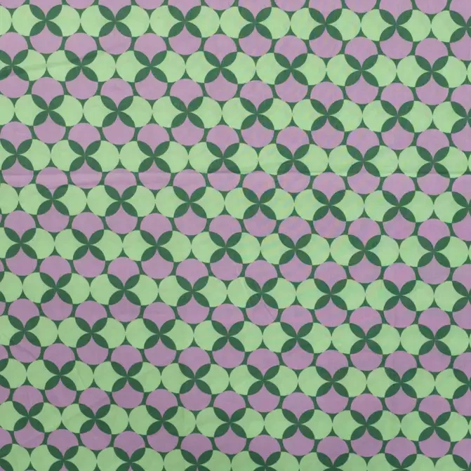 Bomullspoplin - Retro, lila
