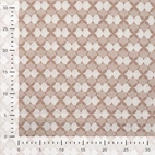Bomullspoplin - Retro, sand