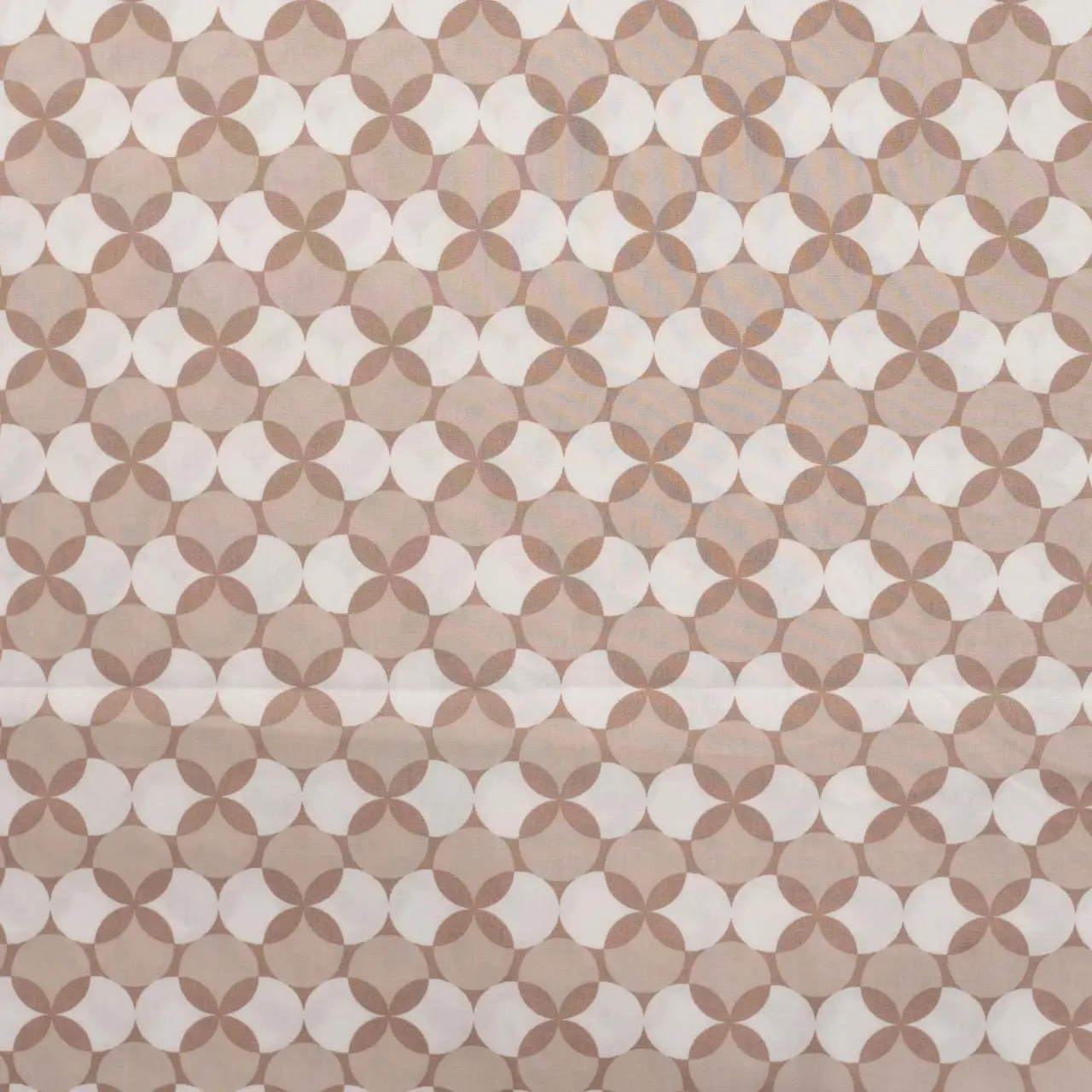 Bomullspoplin - Retro, sand
