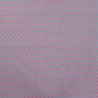 Bomullspoplin - Retro blomma, cerise