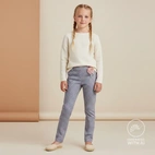 Bomullspoplin - Retro blomma, cerise