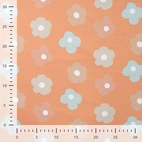 French terry | Flora, dusty