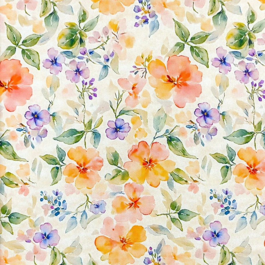 Viskos - Love, akvarell blommor