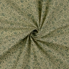 Cotton poplin - Leaves, green