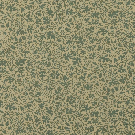 Cotton poplin - Leaves, green