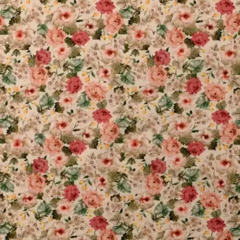 Bomullspoplin - Svea, rosa