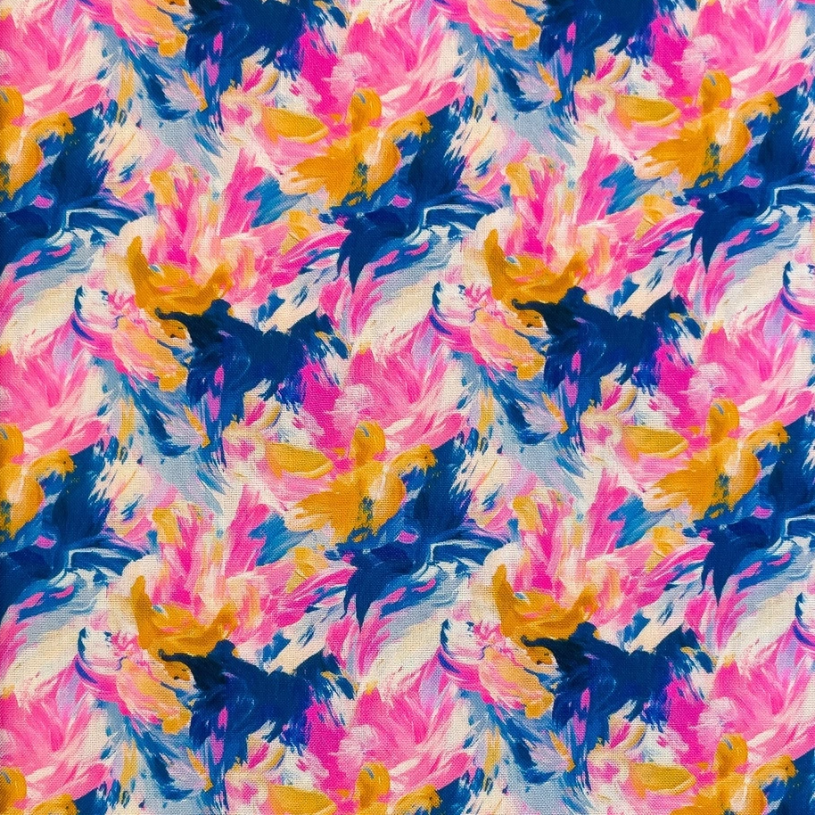 Viskos - Faded Spots, Blue And Pink