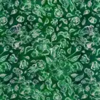 Viskos - white Flowers, Green