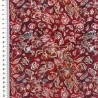 Viskos - White Flowers, Red