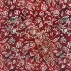 Viskos - White Flowers, Red